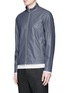 Front View - Click To Enlarge - THEORY - 'Morvek L' lambskin leather jacket
