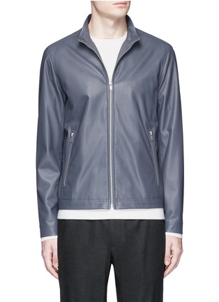 Main View - Click To Enlarge - THEORY - 'Morvek L' lambskin leather jacket