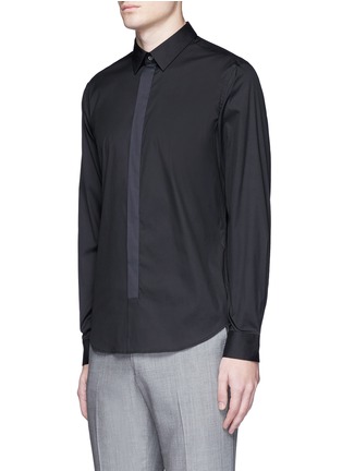 Front View - Click To Enlarge - THEORY - 'Sullivan' contrast placket shirt