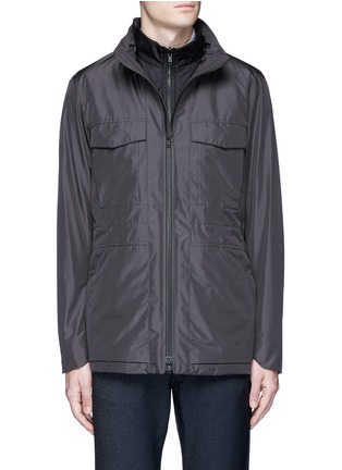 Main View - Click To Enlarge - THEORY - 'Marcus' two-in-one field jacket