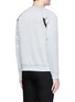 Back View - Click To Enlarge - THEORY - 'Brence B' bonded jersey sweatshirt