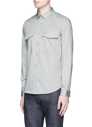 Front View - Click To Enlarge - THEORY - 'Darrel' cotton shirt