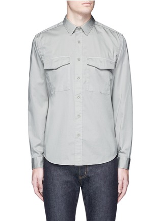 Main View - Click To Enlarge - THEORY - 'Darrel' cotton shirt