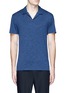 Main View - Click To Enlarge - THEORY - 'Willem' open placket jersey polo shirt