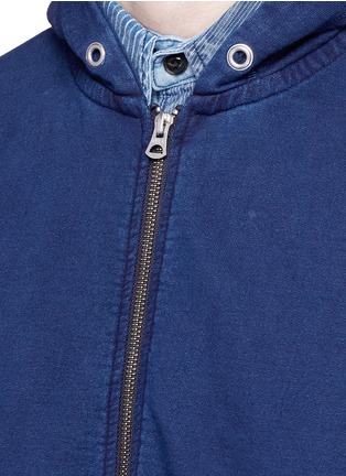 Detail View - Click To Enlarge - FDMTL - Cotton French terry zip hoodie
