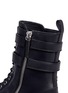 Detail View - Click To Enlarge - 73426 - 'Hilary' buckle leather combat boots