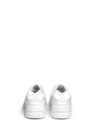 Back View - Click To Enlarge - NEW BALANCE - '999 Deconstructed 90s Running' leather sneakers