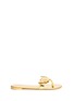 Main View - Click To Enlarge Main View - Click To Enlarge - 73426 - 'Cruel' mirror patent leather slide sandals