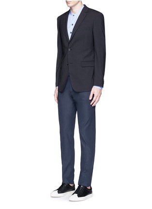 Figure View - Click To Enlarge - THEORY - 'Wellar' slim fit stretch wool blazer
