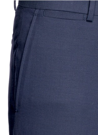 Detail View - Click To Enlarge - THEORY - 'Marlo' straight leg stretch wool pants
