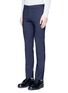 Front View - Click To Enlarge - THEORY - 'Marlo' straight leg stretch wool pants