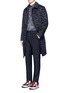 Figure View - Click To Enlarge - KENZO - Stretch cotton-blend pants