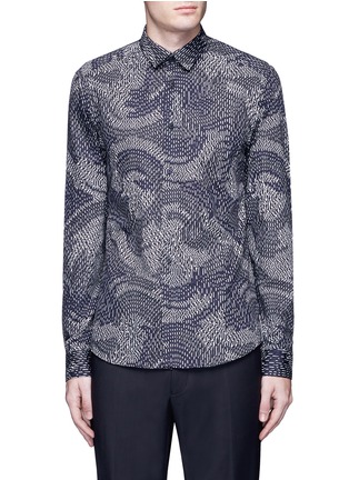 Main View - Click To Enlarge - KENZO - Psychedelic camouflage print shirt