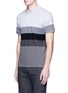 Front View - Click To Enlarge - KENZO - Colourblock polo shirt