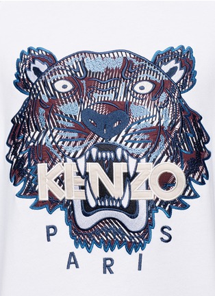 Detail View - Click To Enlarge - KENZO - Tiger embroidered sweatshirt