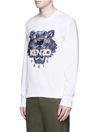 Front View - Click To Enlarge - KENZO - Tiger embroidered sweatshirt
