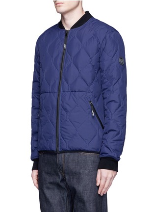 Front View - Click To Enlarge - KENZO - Reversible camouflage print down puffer blouson jacket