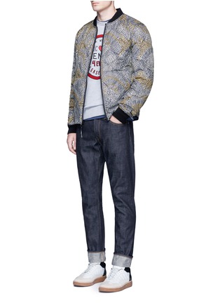 Figure View - Click To Enlarge - KENZO - Reversible camouflage print down puffer blouson jacket