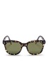 Main View - Click To Enlarge - VICTORIA BECKHAM - 'The VB' tortoiseshell effect acetate square sunglasses
