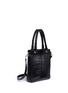 Figure View - Click To Enlarge - CELESTINA BAGS - 'Doris' Caiman crocodile leather bag