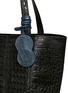 Detail View - Click To Enlarge - CELESTINA BAGS - 'Perez Mini' Caiman crocodile leather tote