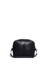 Main View - Click To Enlarge - CELESTINA BAGS - 'Roxas' small Caiman crocodile leather shoulder bag