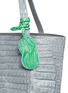 Detail View - Click To Enlarge - CELESTINA BAGS - 'Perez Mini' Caiman crocodile leather tote