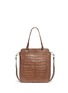 Back View - Click To Enlarge - CELESTINA BAGS - 'Doris' Caiman crocodile leather bag
