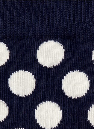 Detail View - Click To Enlarge - HAPPY SOCKS - Nautical stripe and polka dot kids socks 2-pair pack