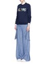 Figure View - Click To Enlarge - MSGM - 'Milano' embellished cotton French terry sweatshirt