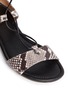 Detail View - Click To Enlarge - MICHAEL KORS - 'Sofia' python embossed leather gladiator sandals