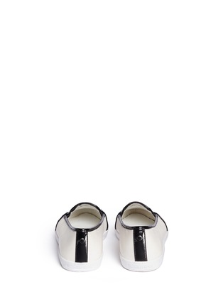 Back View - Click To Enlarge - MICHAEL KORS - 'Olive' leather slip-ons
