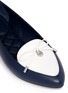 Detail View - Click To Enlarge - MICHAEL KORS - Nancy' contrast vamp leather flats