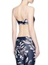 Back View - Click To Enlarge - THE UPSIDE - 'Ballet Crop' English floral print sports bra top