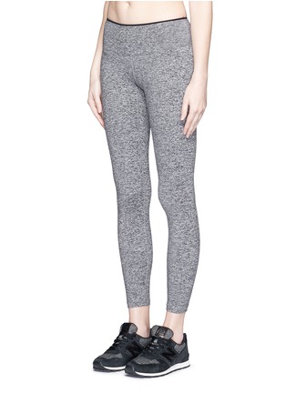 Front View - Click To Enlarge - 72993 - Mystic Capri' convertible waistband cropped leggings
