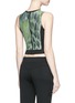 Back View - Click To Enlarge - 72993 - 'Pare' snake print cropped tank top