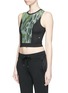 Front View - Click To Enlarge - 72993 - 'Pare' snake print cropped tank top