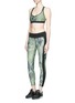 Figure View - Click To Enlarge - 72993 - 'Dynamic Duo' snake print cropped leggings