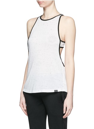 Front View - Click To Enlarge - 72993 - 'Vortex' double layer racerback sleeveless tank top