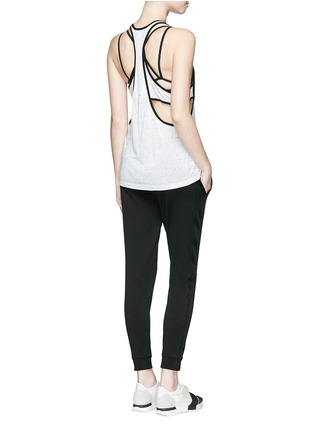 Figure View - Click To Enlarge - 72993 - 'Vortex' double layer racerback sleeveless tank top