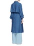 Back View - Click To Enlarge - MAME - Linen chambray trench coat