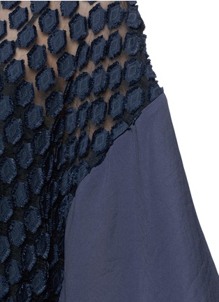 Detail View - Click To Enlarge - MAME - Fil coupé batwing sleeve tunic dress