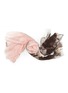 Detail View - Click To Enlarge - FRANCO FERRARI - 'Rieti' paint stroke print modal-linen-silk scarf
