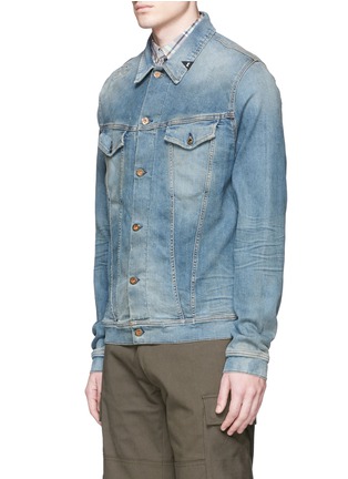 Front View - Click To Enlarge - DENHAM - 'Amsterdam' stretch selvedge denim jacket
