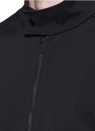 Detail View - Click To Enlarge - THEORY - 'Vash CS' contrast sleeve zip jacket