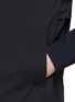 Detail View - Click To Enlarge - THEORY - 'Vash CS' contrast sleeve zip jacket