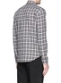 Back View - Click To Enlarge - THEORY - 'Zack PS' diffused check plaid cotton shirt