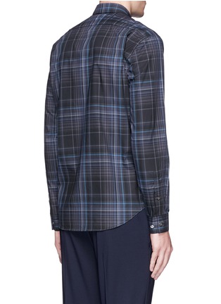 Back View - Click To Enlarge - THEORY - 'Zack PS' check plaid poplin shirt