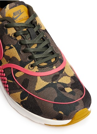 Detail View - Click To Enlarge - NIKE - 'Air Max Thea Premium Jacquard' camouflage sneakers
