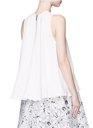 Back View - Click To Enlarge - MATICEVSKI - 'Perplexity' sleeveless flare top